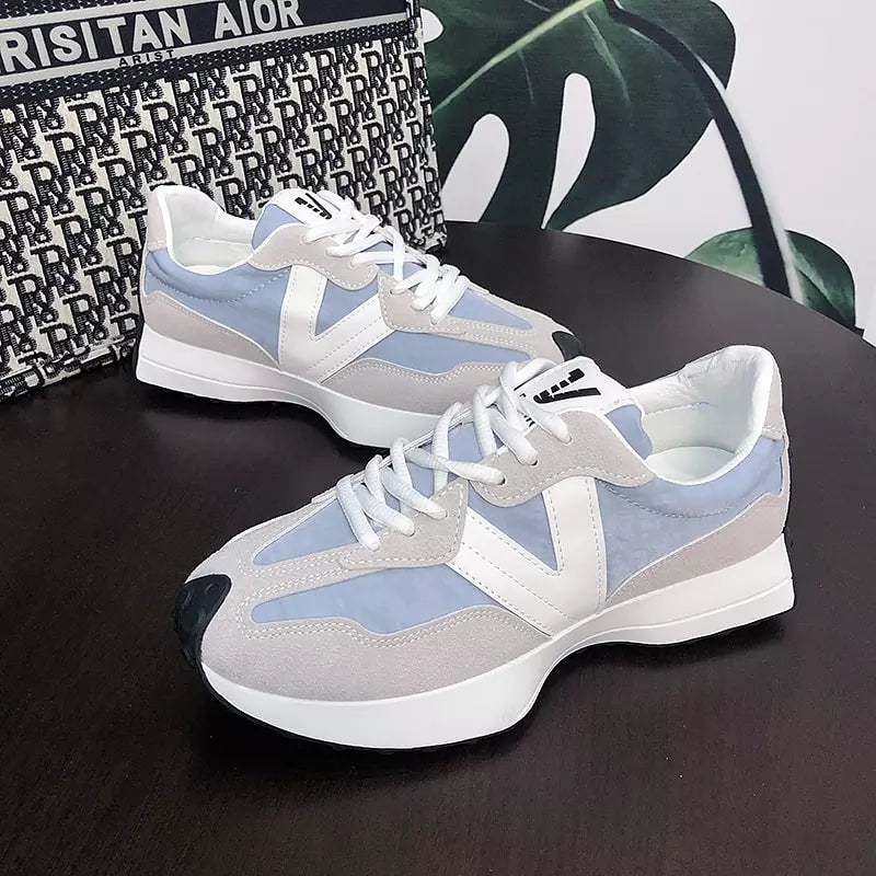 Sneakers Women V Shape White Sports Shoes Women Sneakers - Tophatter Daily Deals