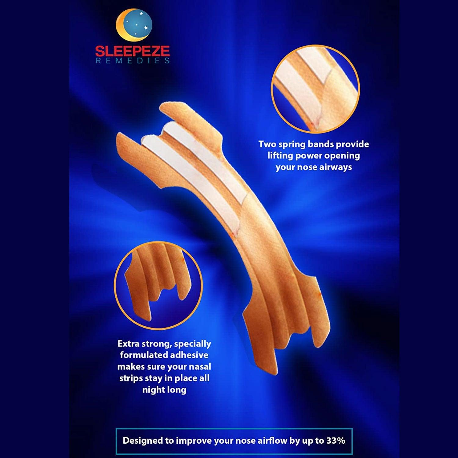 Nasal Strips for Snoring - Nasal Strips (60 Pack) Nose Strip to Stop Snoring, Snoring Strips to Help You Breathe Through Your Nose Personal Care - Tophatter Daily Deals