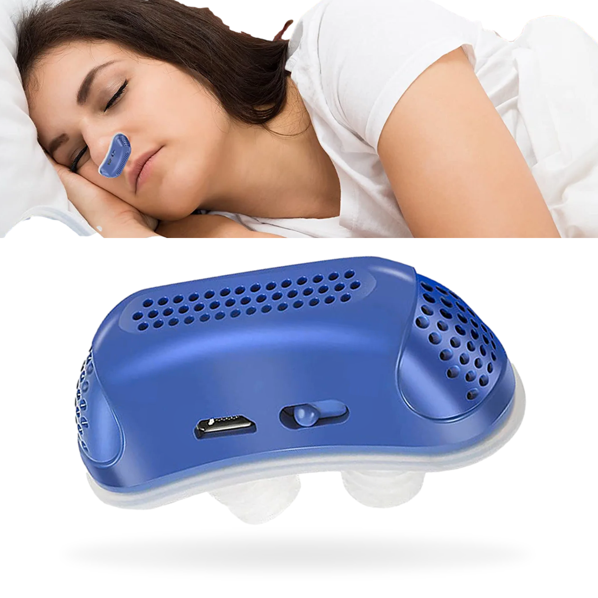 Anti Snoring Device Micro CPAP Travel Sleep Aid USB - Tophatter Daily Deals