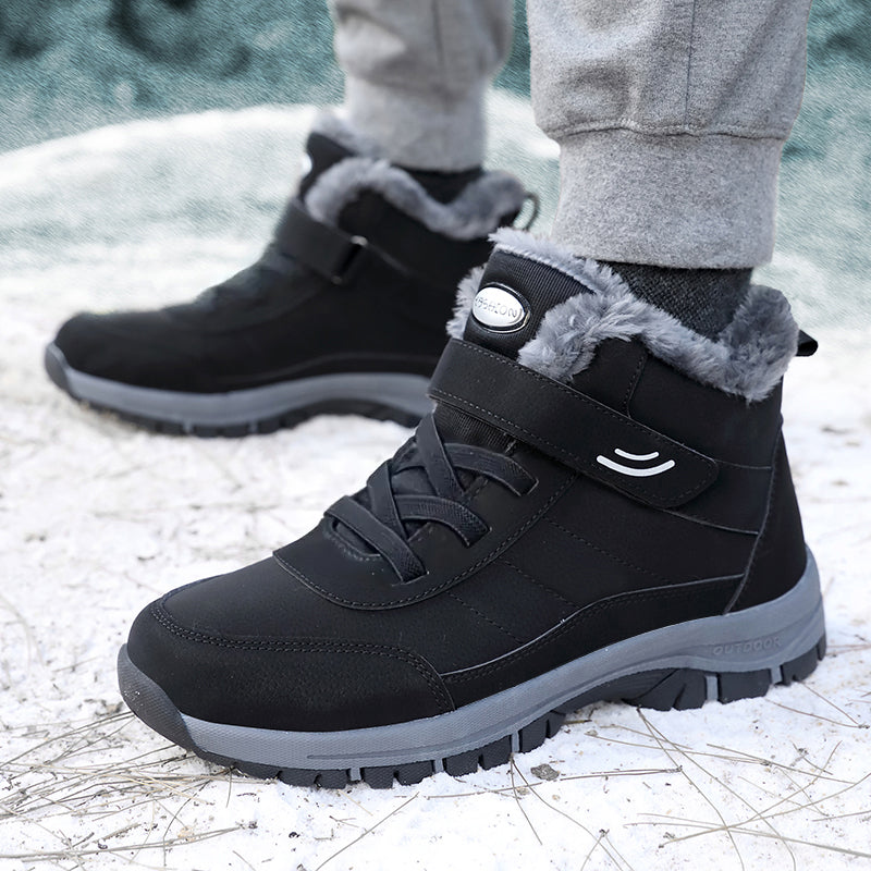 Snow Boots Casual Non-slip Warm Men Shoes Boots - Tophatter Daily Deals