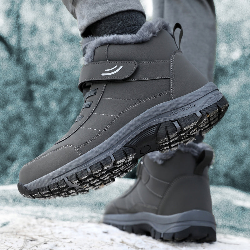 Snow Boots Casual Non-slip Warm Men Shoes Boots - Tophatter Daily Deals