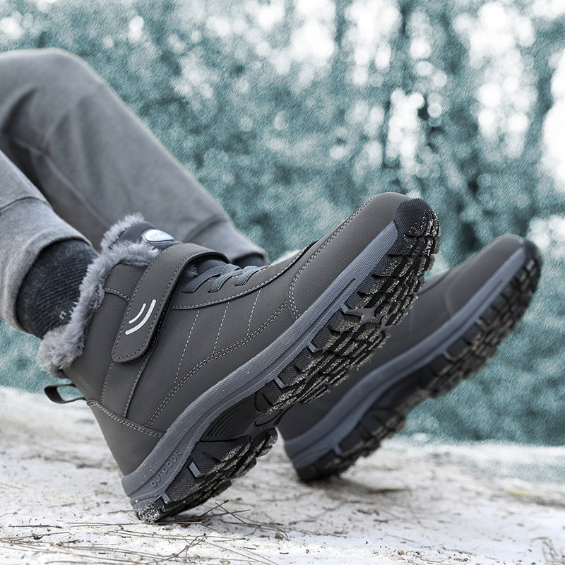 Snow Boots Casual Non-slip Warm Men Shoes Boots - Tophatter Daily Deals