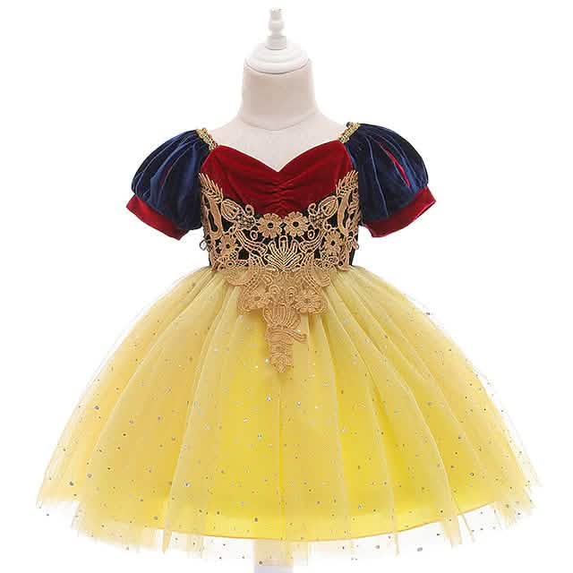 Snow White Fairytale Princess Cosplay Costume Dress Kids' & Baby Clothing - Tophatter Daily Deals