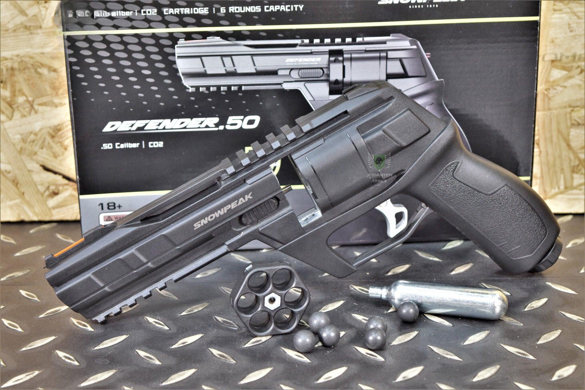 SNOWPEAK CP300 DEFENDER REVOLVER .50 CAL - Tophatter's Army Deals PAINTBALL - Tophatter Daily Deals