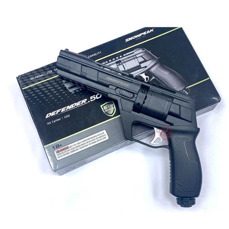 SNOWPEAK CP300 DEFENDER REVOLVER .50 CAL - Tophatter's Army Deals PAINTBALL - Tophatter Daily Deals