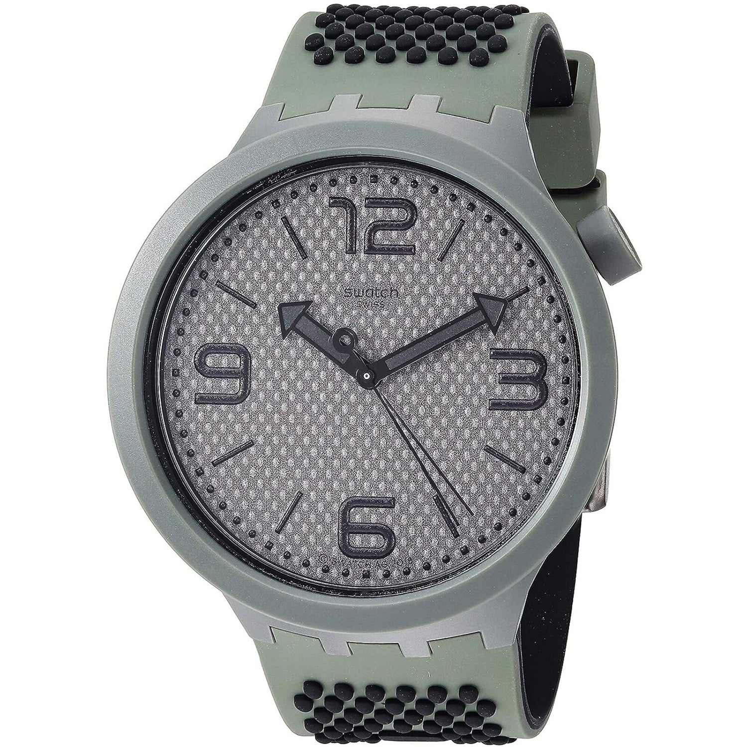 Swatch Men's Big Bold Grey Dial Watch - SO27M100 Green Watches - Tophatter Daily Deals