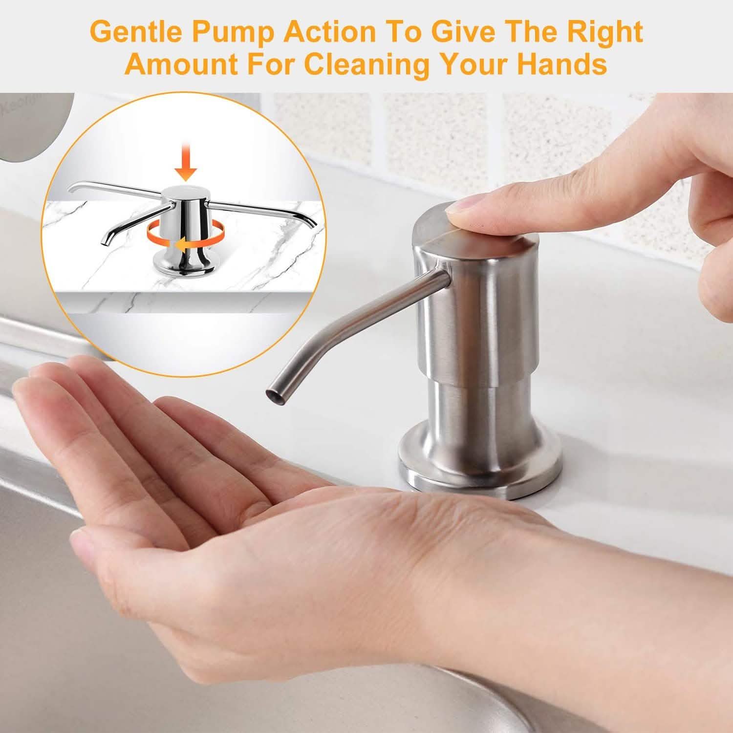 Soap Dispenser for Kitchen Sink Kitchen Tools & Gadgets - Tophatter Daily Deals