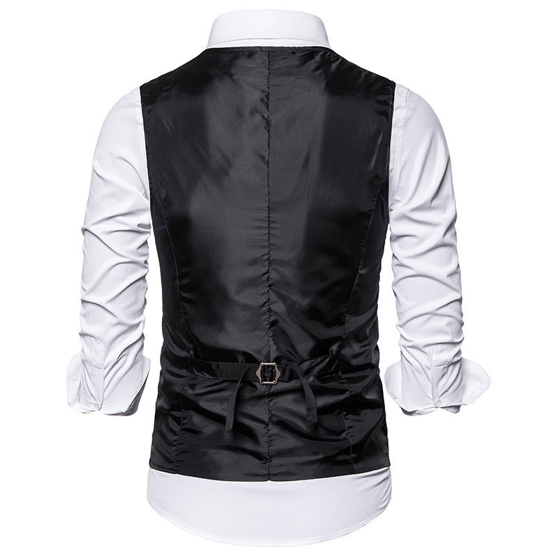 Fashion Men Business Social Wedding Party Dress Suit Vest Men Blazer - Tophatter Daily Deals