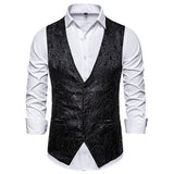 Fashion Men Business Social Wedding Party Dress Suit Vest Black Men Blazer - Tophatter Daily Deals