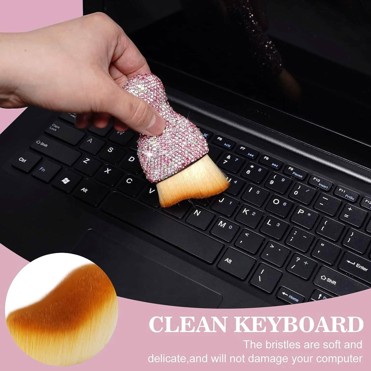 Soft Bristle Car Interior Cleaning Brush Automotive - Tophatter Daily Deals