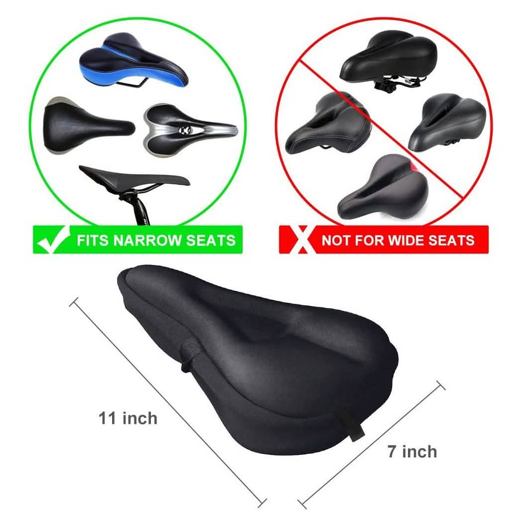 Soft Gel Bicycle Seat Cover Outdoor Recreation - Tophatter Daily Deals