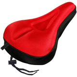 Soft Gel Bicycle Seat Cover Red Outdoor Recreation - Tophatter Daily Deals