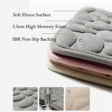 Soft Memory Foam Non Slip Cobblestone Embossing Bath Mat Bath - Tophatter Daily Deals