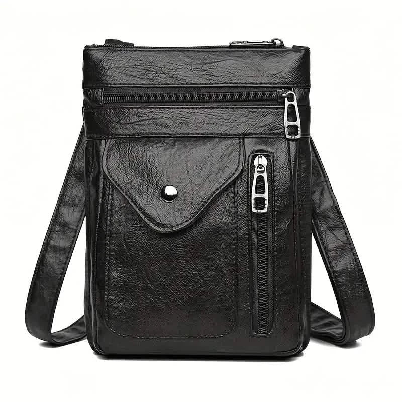 Soft PU Leather Women Messenger Bag Black Handbags & Wallets - Tophatter Daily Deals