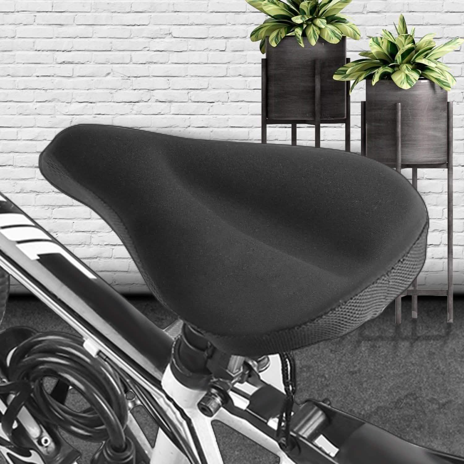 Soft Silicone Gel Bike Seat Saddle Cushion Cover Outdoor Recreation - Tophatter Daily Deals