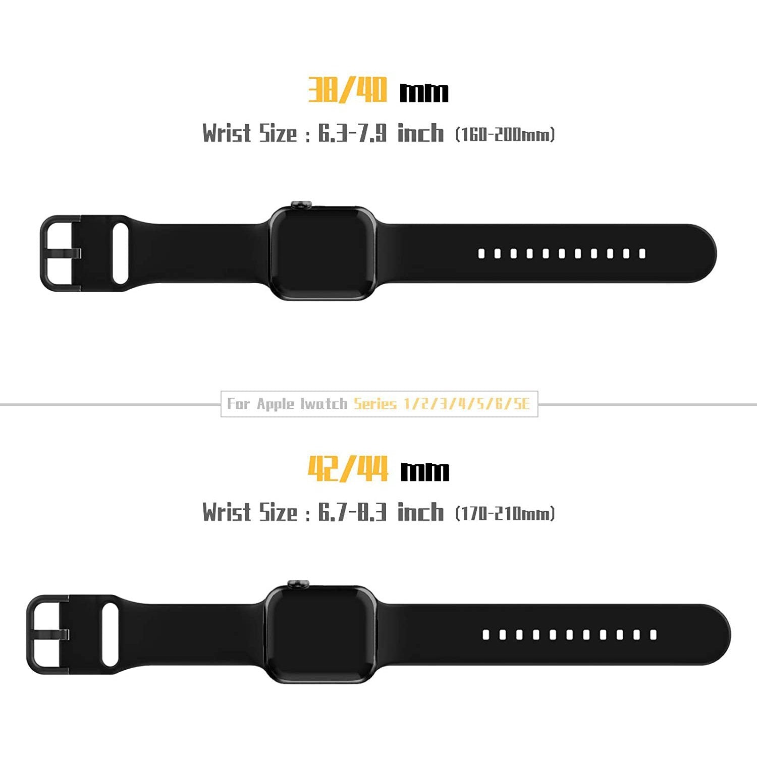 Soft Silicone Sport Wristbands Replacement Strap with Classic Clasp Watch Band - Tophatter Daily Deals
