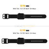 Soft Silicone Sport Wristbands Replacement Strap with Classic Clasp Watch Band - Tophatter Daily Deals