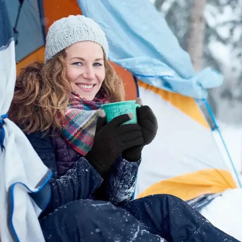 Soft Touchscreen Winter Gloves Elastic Cuff Knit for Cold Weather Gloves, Scarves & Earmuffs - Tophatter Daily Deals