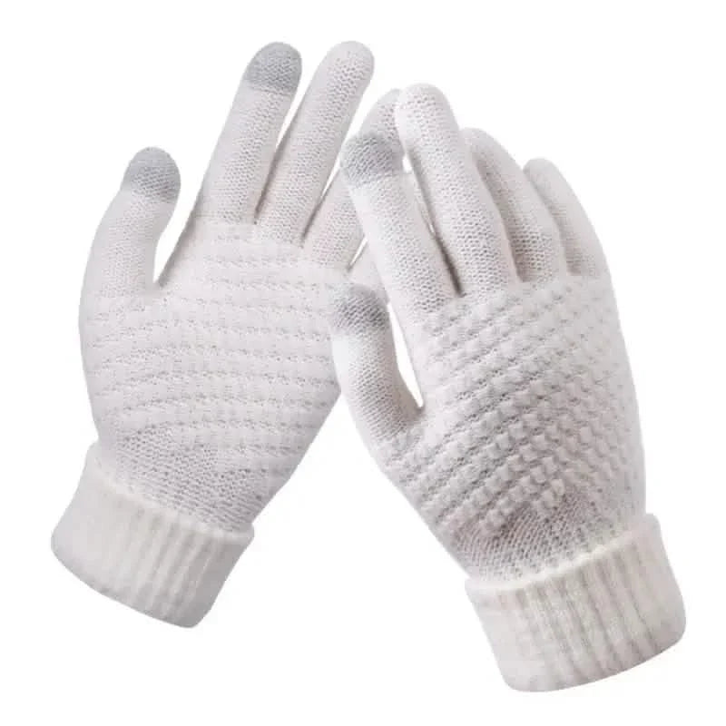Soft Touchscreen Winter Gloves Elastic Cuff Knit for Cold Weather Gloves, Scarves & Earmuffs - Tophatter Daily Deals