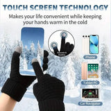 Soft Touchscreen Winter Gloves Elastic Cuff Knit for Cold Weather Gloves, Scarves & Earmuffs - Tophatter Daily Deals