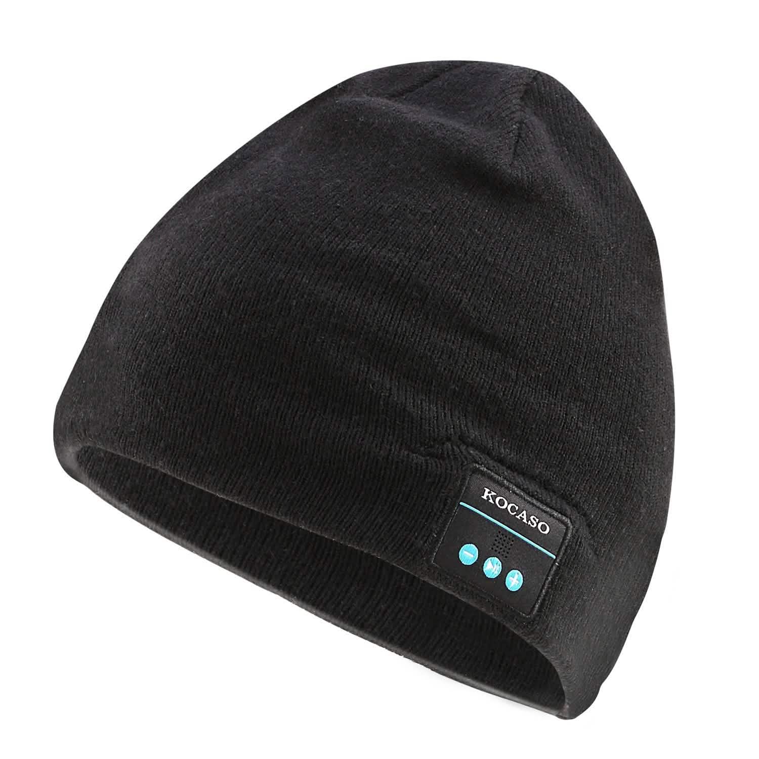 Soft Wireless Beanie Headphone Hat with V4.2 Noise Cancellation Hats - Tophatter Daily Deals