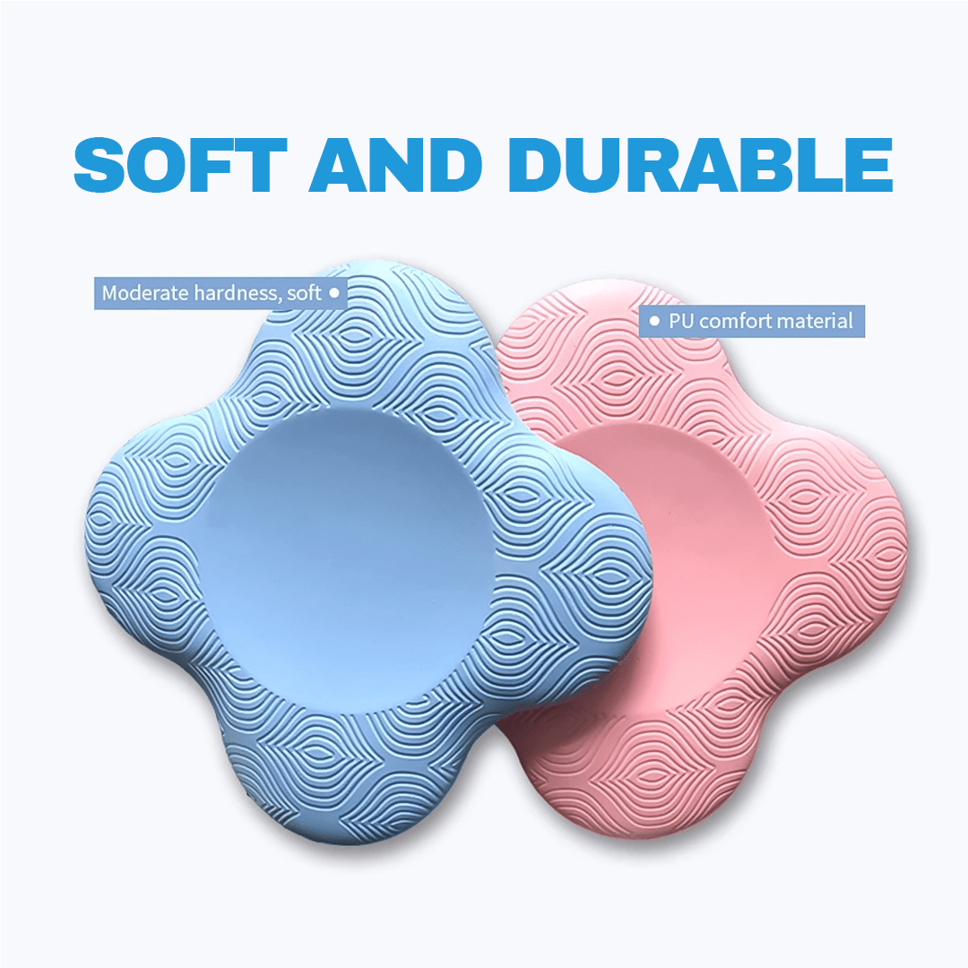 Yoga Pad for Knees - 2Pcs Extra Thick Exercise Knee Pads Soft Nonslip Pilates Kneeling Wrist Hips Hands Elbows Balance Yoga Product - Tophatter Daily Deals