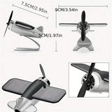 Solar Airplane Creative Car Decoration Automotive - Tophatter Daily Deals