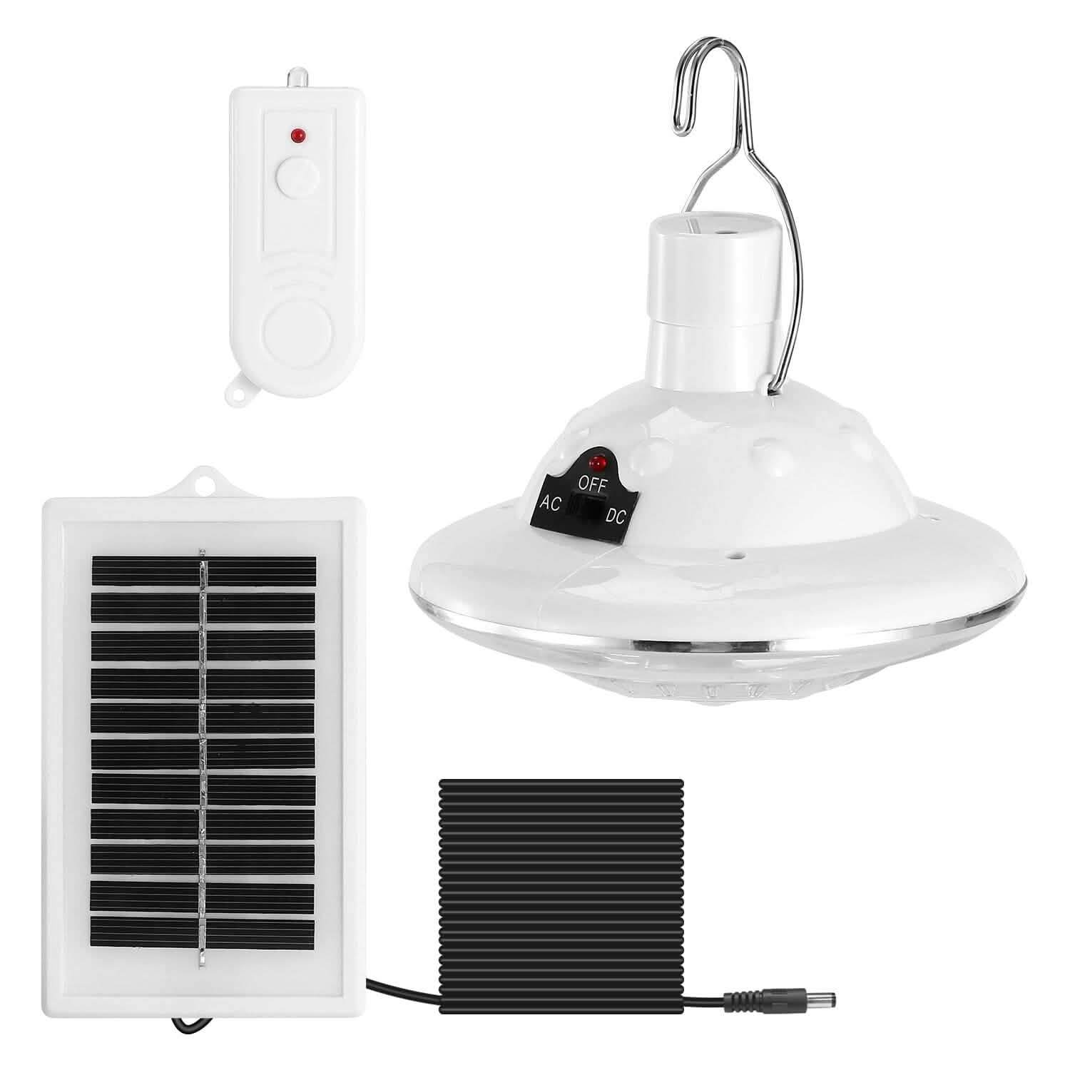 Solar Camping Light Hanging LED Bulb Lamp Outdoor Recreation - Tophatter Daily Deals