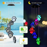 Solar Dog Claw Wind Chime Light Solar Outdoor Lights - Tophatter Daily Deals