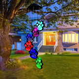 Solar Dog Claw Wind Chime Light Solar Outdoor Lights - Tophatter Daily Deals