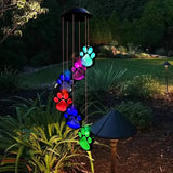 Solar Dog Claw Wind Chime Light Solar Outdoor Lights - Tophatter Daily Deals