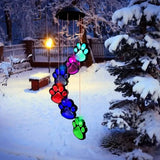 Solar Dog Claw Wind Chime Light Solar Outdoor Lights - Tophatter Daily Deals