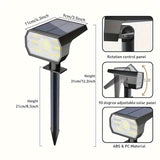 Solar Landscape Outdoor Spotlights Outdoor Lighting - Tophatter Daily Deals