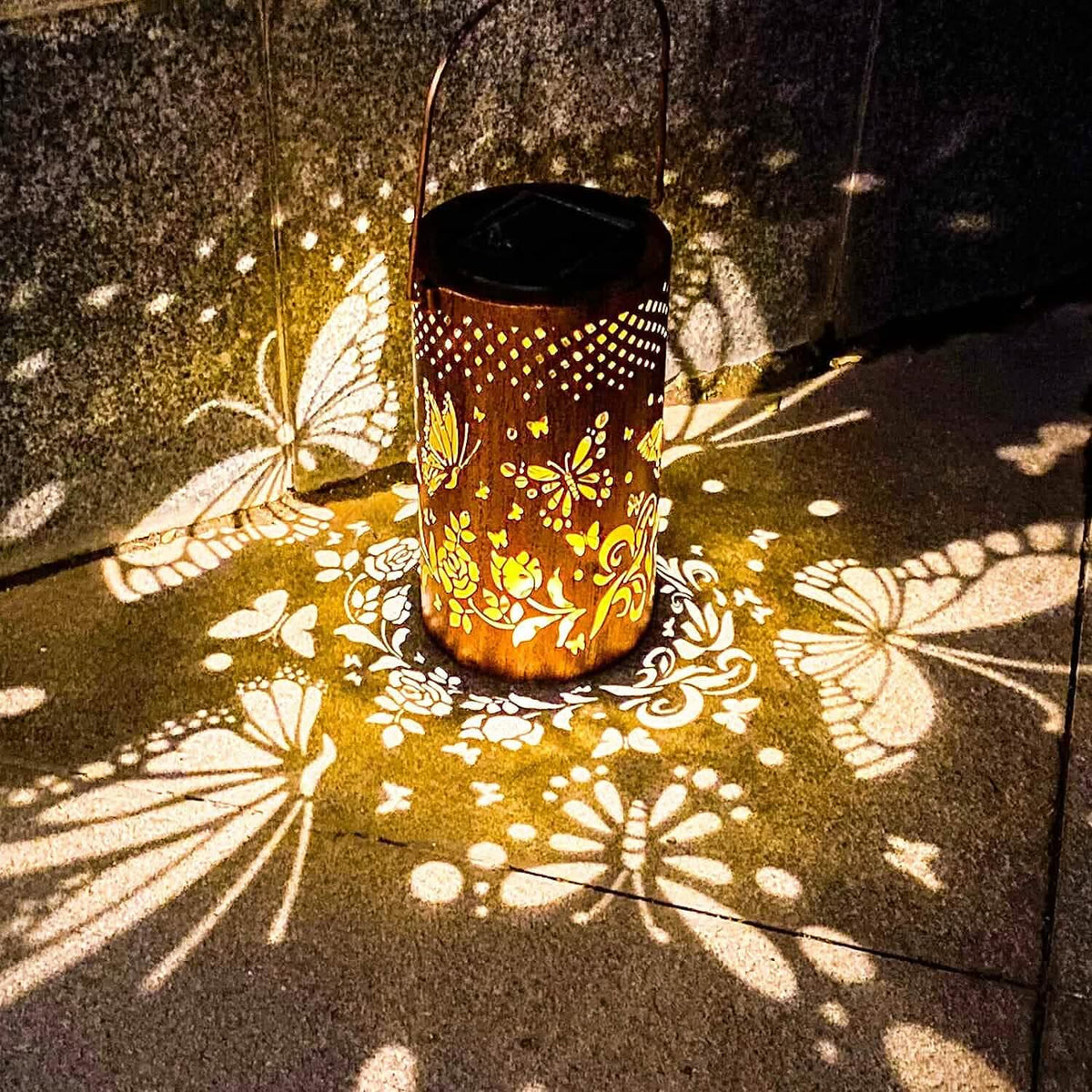 Solar Lanterns Outdoor Hanging Lantern Lights Solar Outdoor Lights - Tophatter Daily Deals