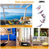 Solar LED Butterfly Wind Chimes String & Fairy Lights - Tophatter Daily Deals