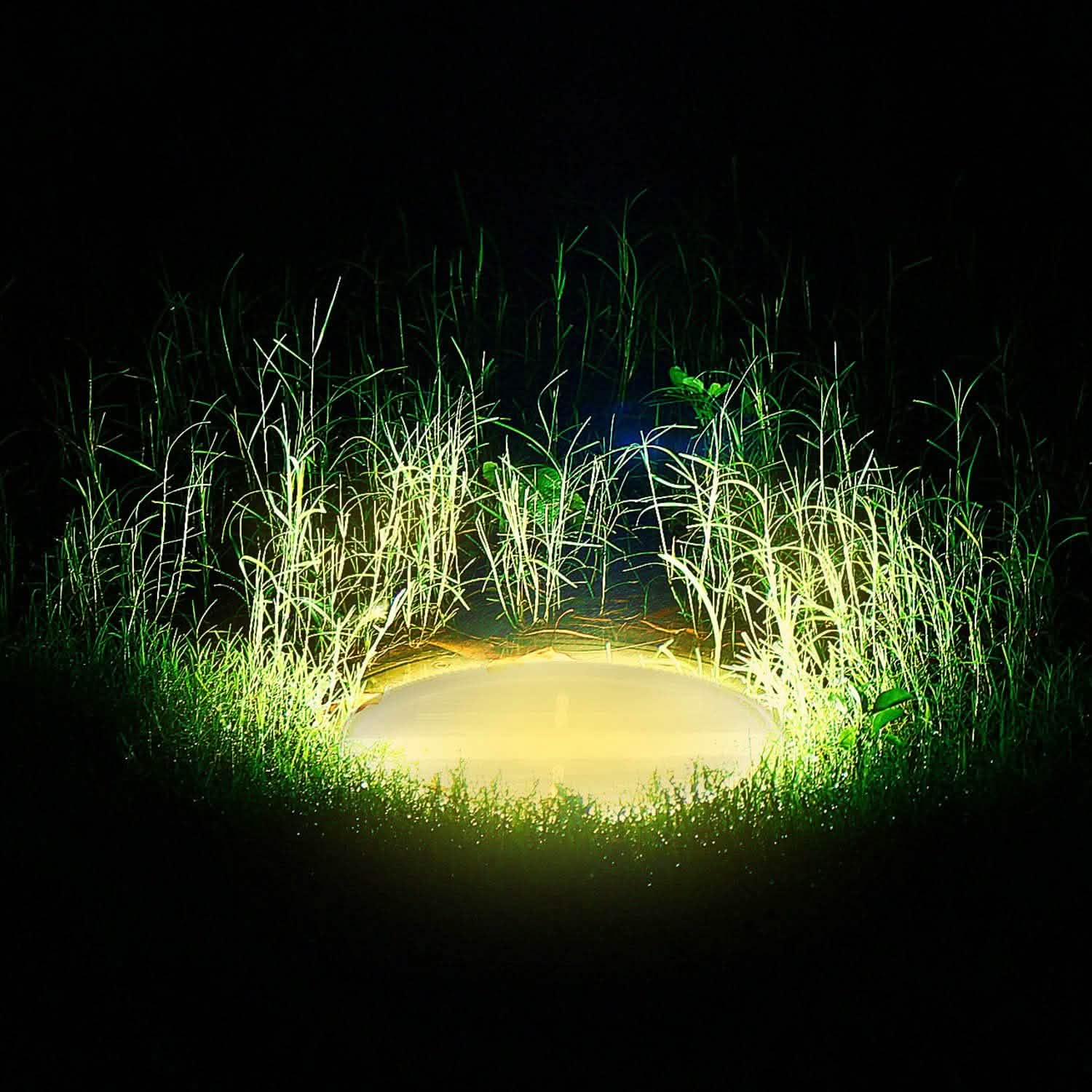 Solar LED Disk Lights IP44 Water Resistant Light Sensor Outdoor Lighting - Tophatter Daily Deals