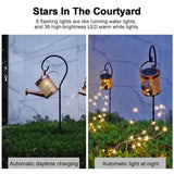 Solar LED Watering Can String Lights LED String Lights - Tophatter Daily Deals