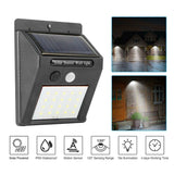 Solar Light 20 LEDs Outdoor PIR Outdoor Lighting - Tophatter Daily Deals