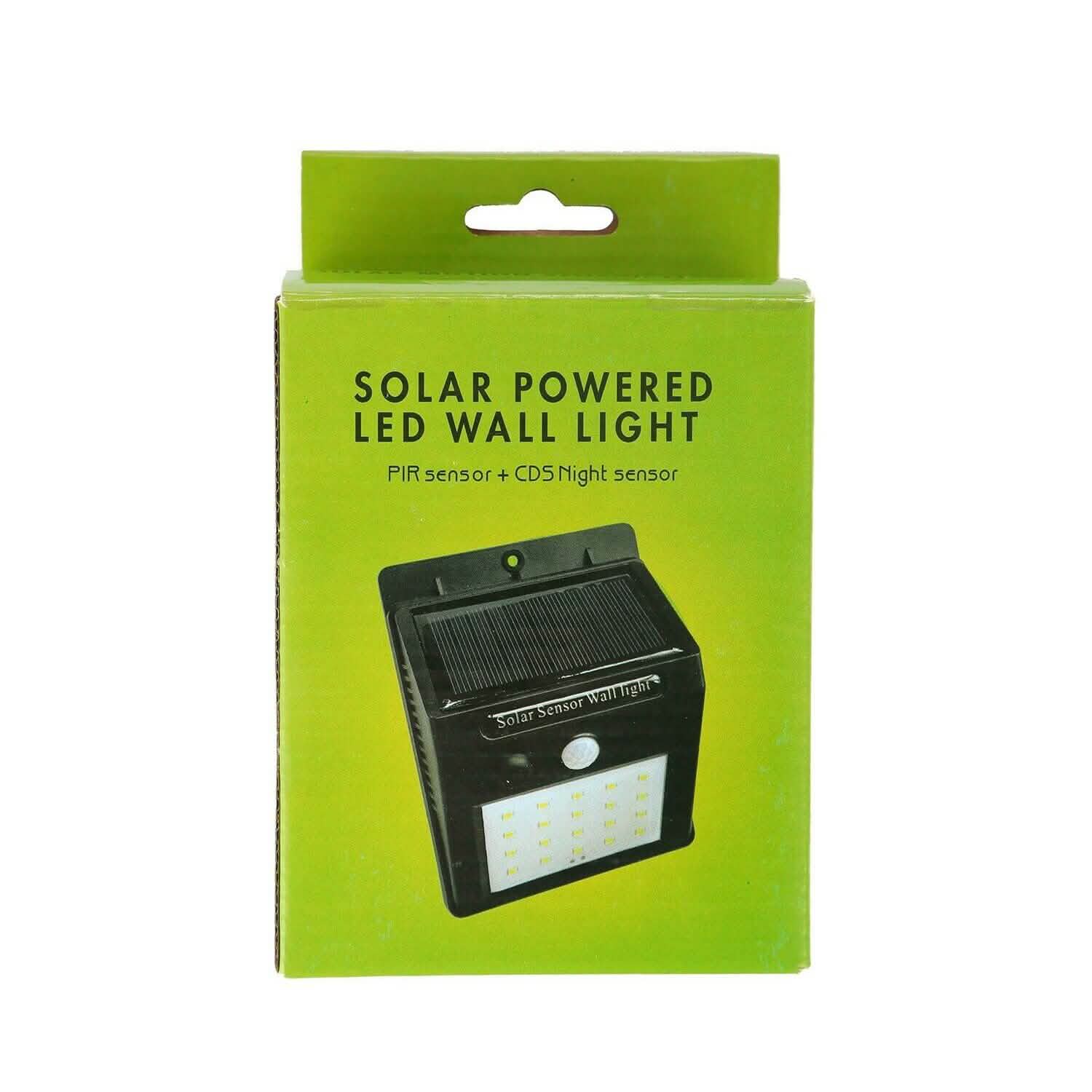 Solar Light 20 LEDs Outdoor PIR Outdoor Lighting - Tophatter Daily Deals