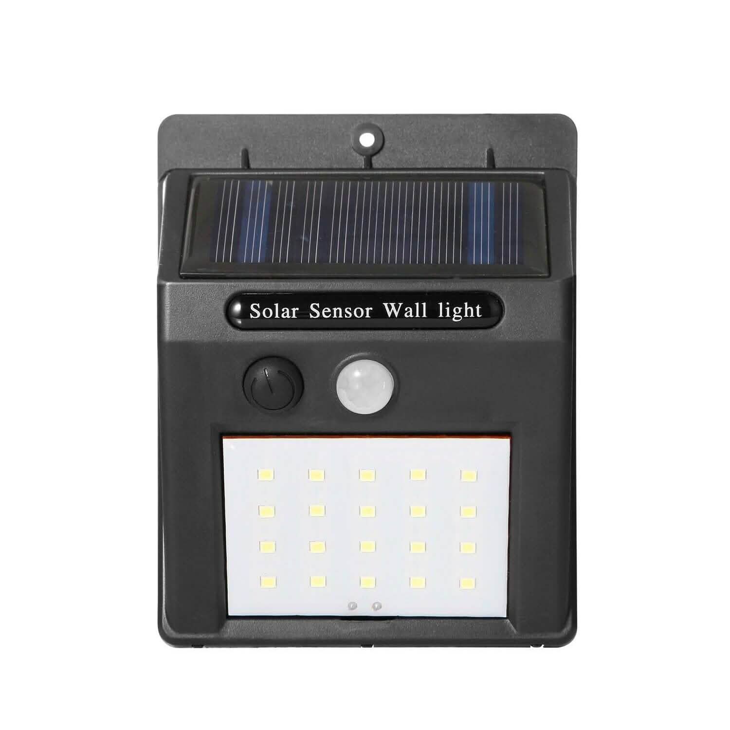 Solar Light 20 LEDs Outdoor PIR Outdoor Lighting - Tophatter Daily Deals