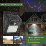 Solar Light 20 LEDs Outdoor PIR Solar Outdoor Lights - Tophatter Daily Deals