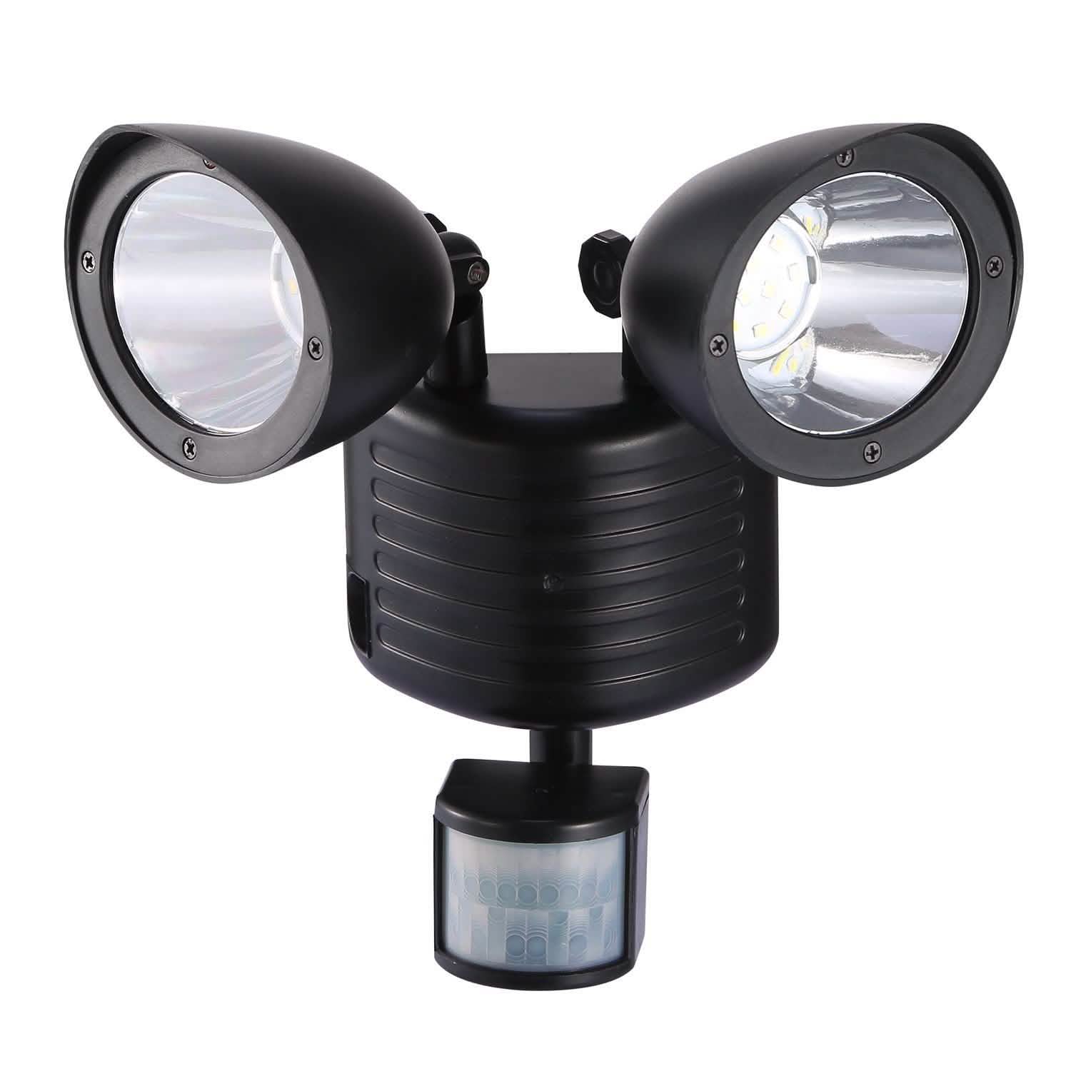 Solar Lights 22 LEDs Outdoor Security Black Outdoor Lighting - Tophatter Daily Deals