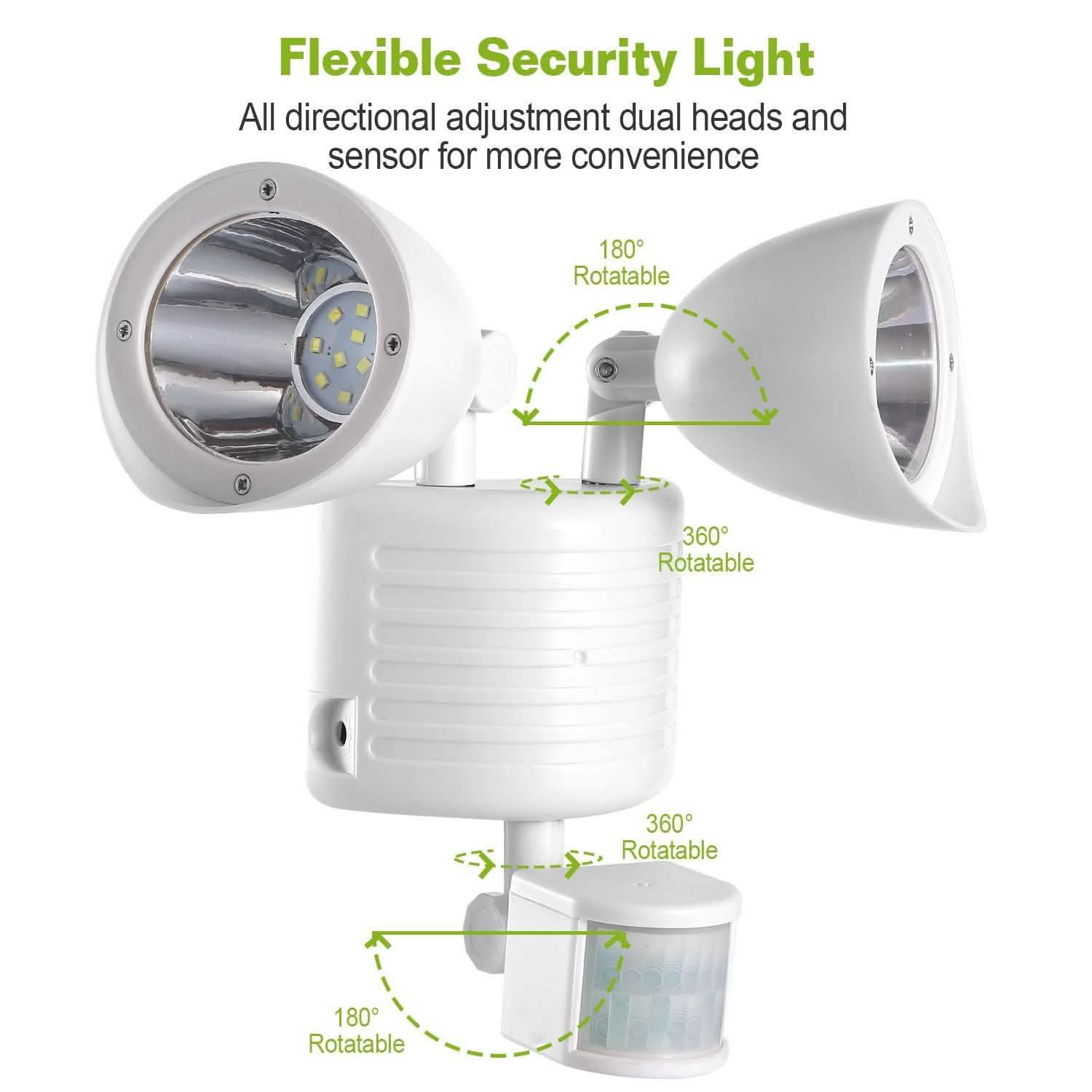 Solar Lights 22 LEDs Outdoor Security Outdoor Lighting - Tophatter Daily Deals