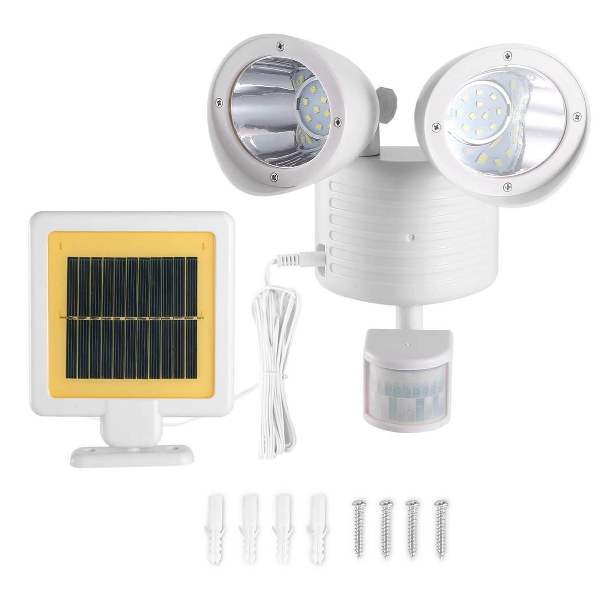 Solar Lights 22 LEDs Outdoor Security Outdoor Lighting - Tophatter Daily Deals