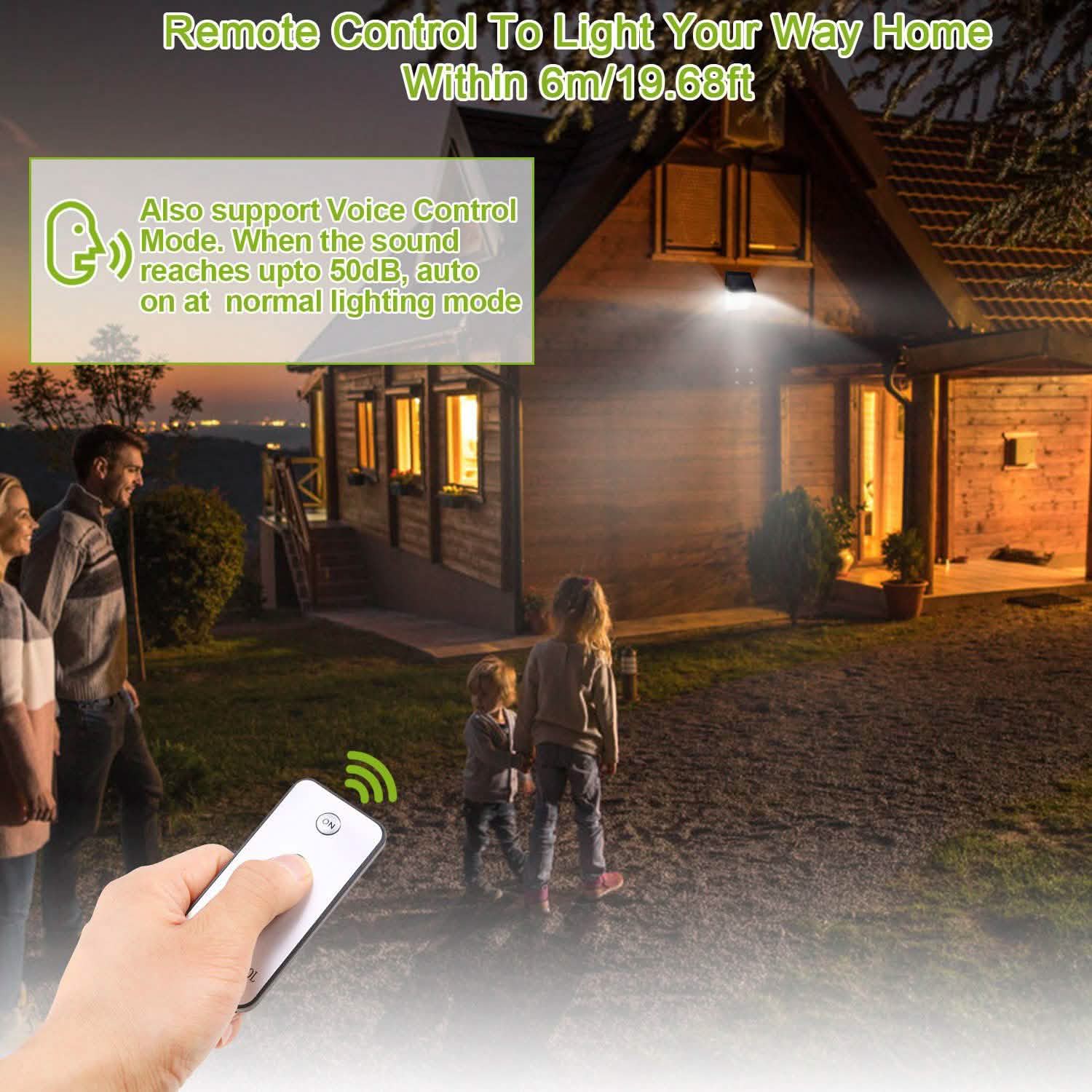 Solar Lights 88 LEDs Outdoor Wall Lamps Outdoor Lighting - Tophatter Daily Deals