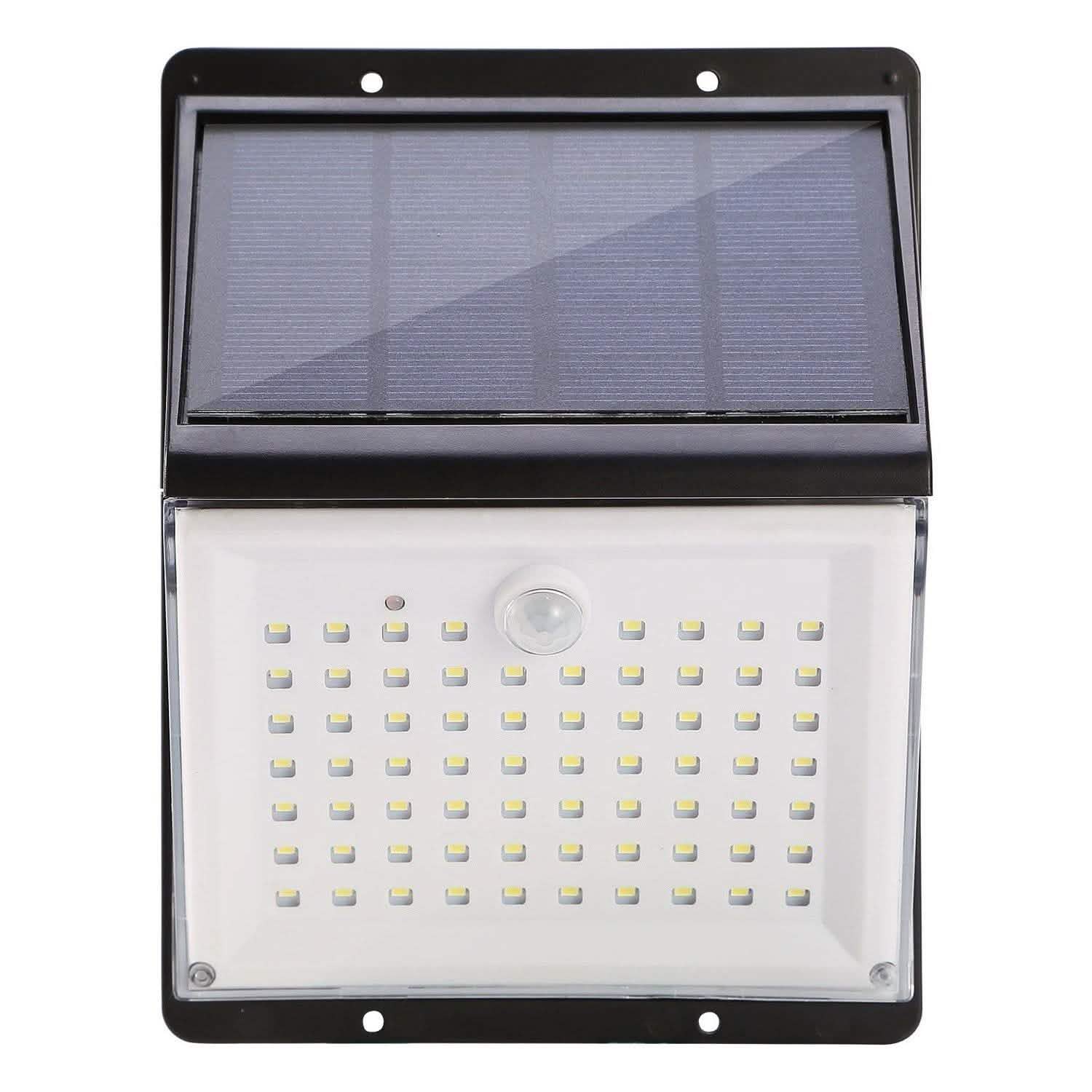 Solar Lights 88 LEDs Outdoor Wall Lamps Outdoor Lighting - Tophatter Daily Deals