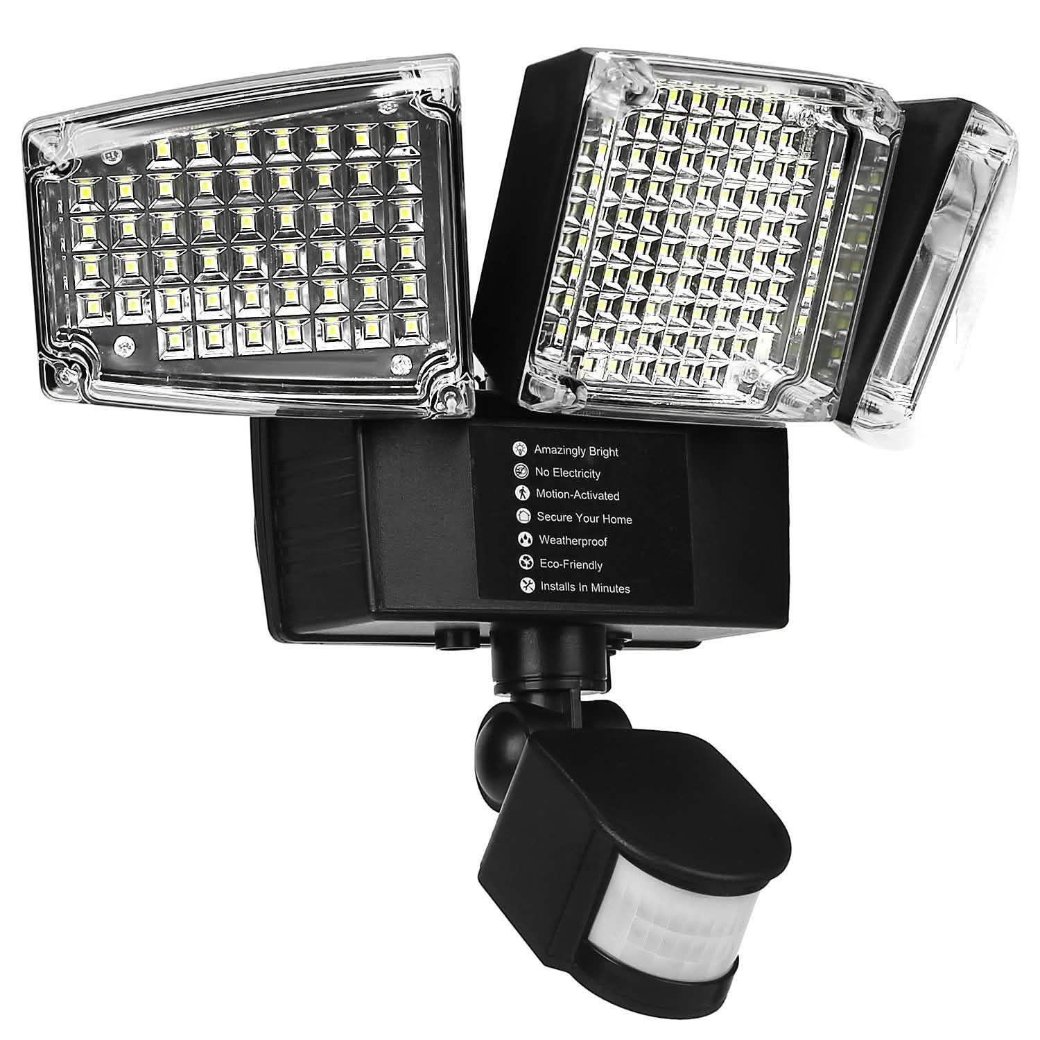 Solar Lights Outdoor 188 LEDs Outdoor Lighting - Tophatter Daily Deals