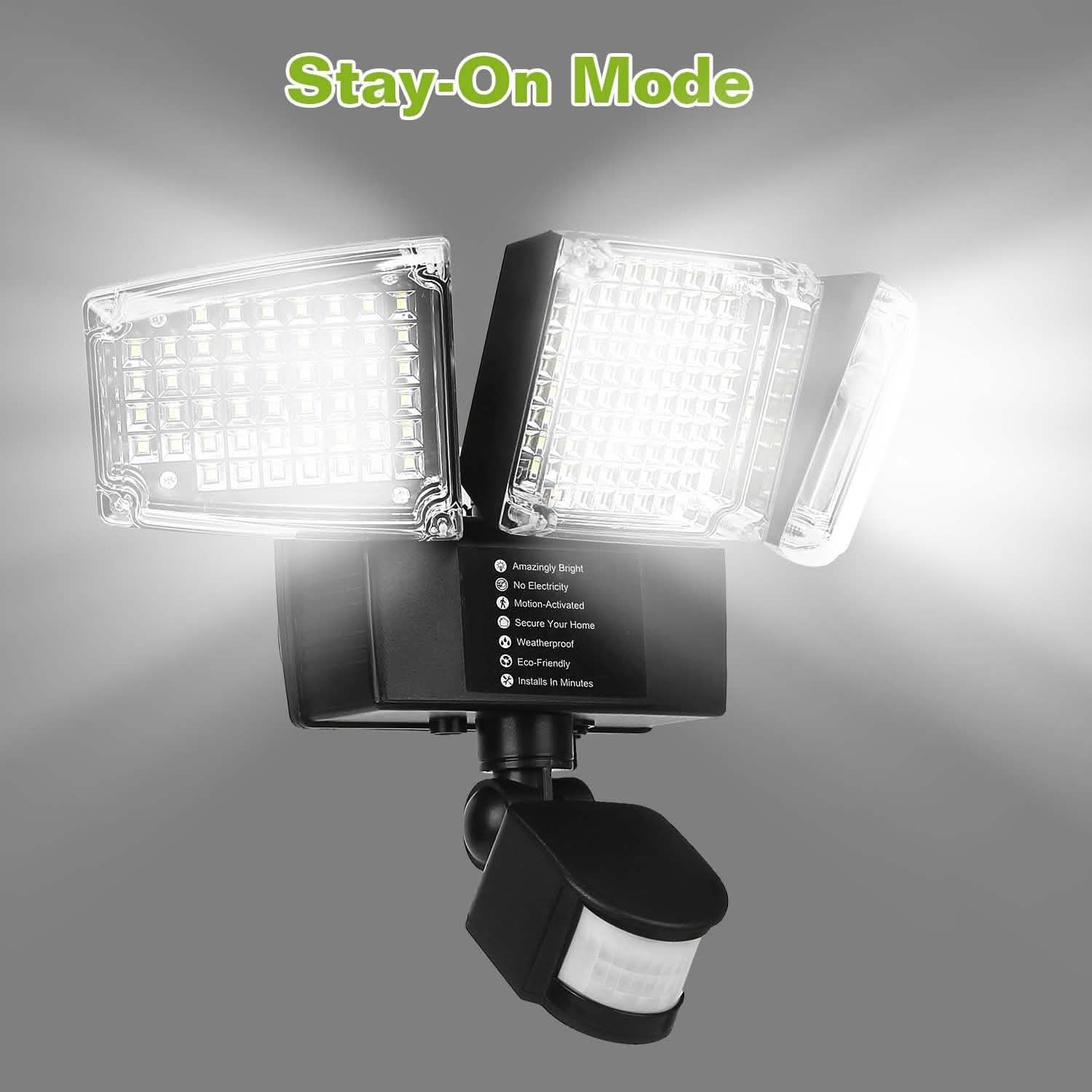 Solar Lights Outdoor 188 LEDs Outdoor Lighting - Tophatter Daily Deals