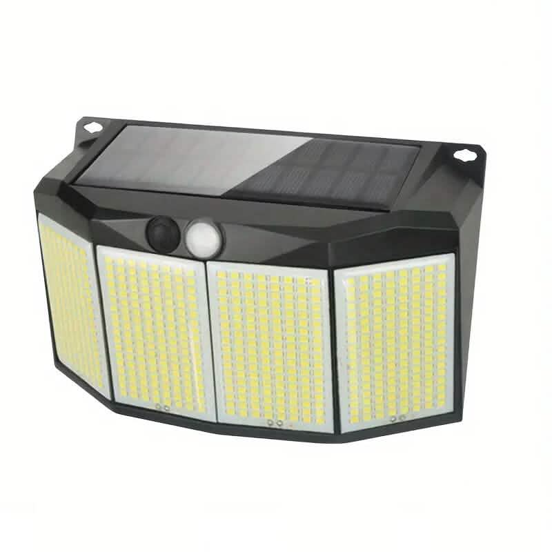 Solar Lights Outdoor 576 LED with Lights Reflector and 3 Lighting Modes 1-Piece Solar Outdoor Lights - Tophatter Daily Deals