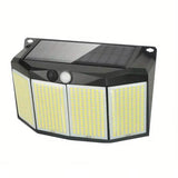 Solar Lights Outdoor 576 LED with Lights Reflector and 3 Lighting Modes 1-Piece Solar Outdoor Lights - Tophatter Daily Deals